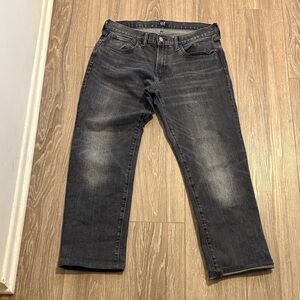 GAP Men's Dark Gray Straight Jeans